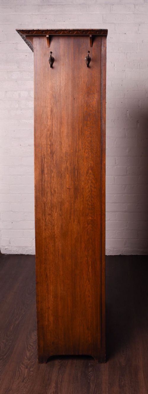 fig 2. Carved oak hall stand 