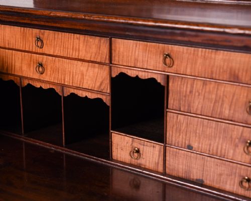 fig 3. Georgian mahogany Secretaire bookcase