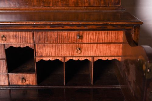 fig 4. Georgian mahogany Secretaire bookcase