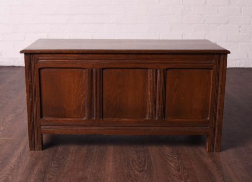 Oak Panelled Blanket Box