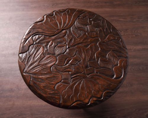 Art Nouveau Carved Plant Stand by A.a .Winfield of Mansfield