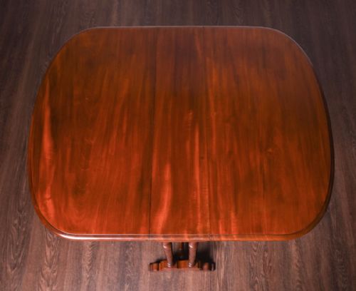 fig 1. Small Victorian mahogany drop leaf Sutherland table