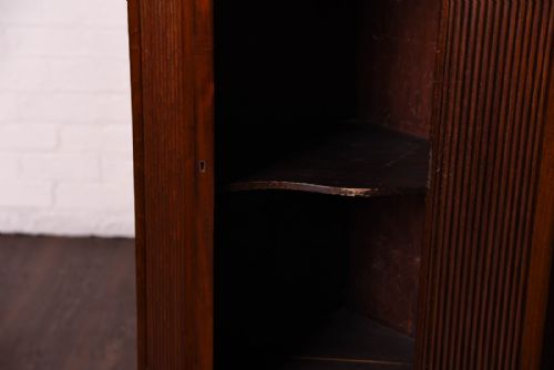 fig 3. Mahogany 3 piece corner cabinet