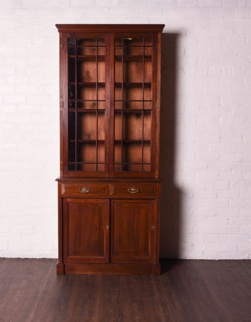 Tall Mahogany Bookcase