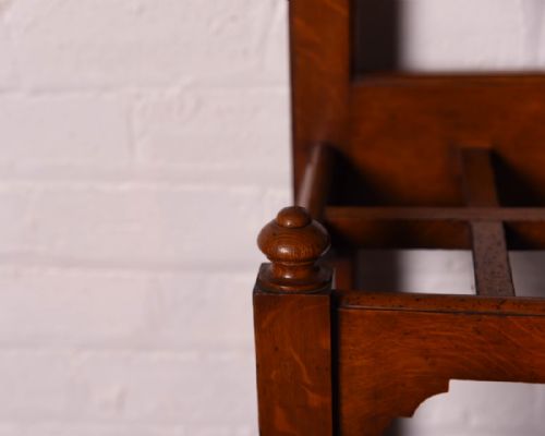 fig 3. Oak aesthetic movement hall stand