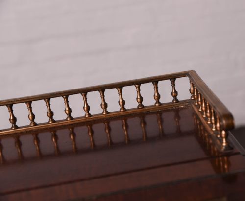 fig 4. Scottish Mahogany inlaid davenport desk by Morrison of Edinburgh