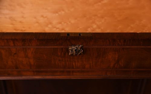 fig 5. Scottish Mahogany inlaid davenport desk by Morrison of Edinburgh