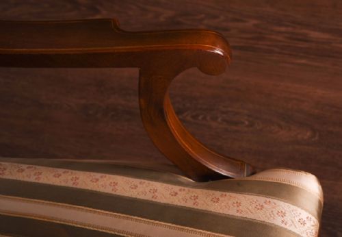 fig 3. Mahogany inlaid two seater settee