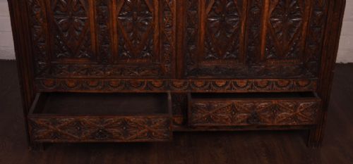fig 1. A very impressively carved hall robe