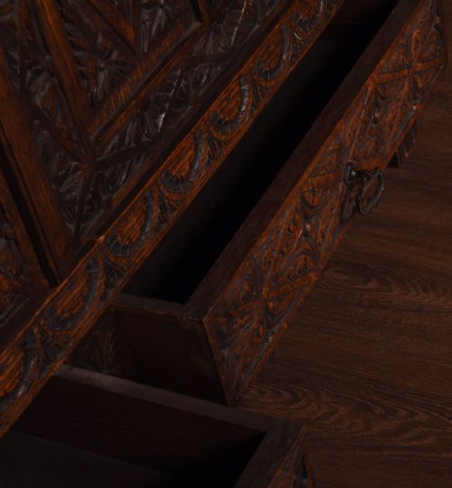 fig 3. A very impressively carved hall robe