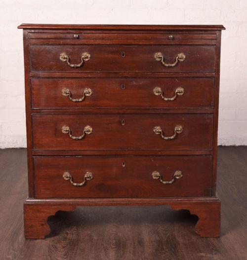 A Small Georgian Mahogany Bachelor Chest of Drawers