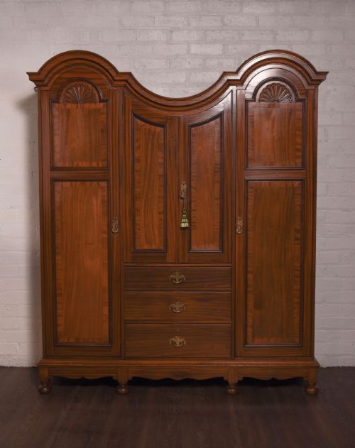Outstanding Quality Scottish Mahogany Wardrobe