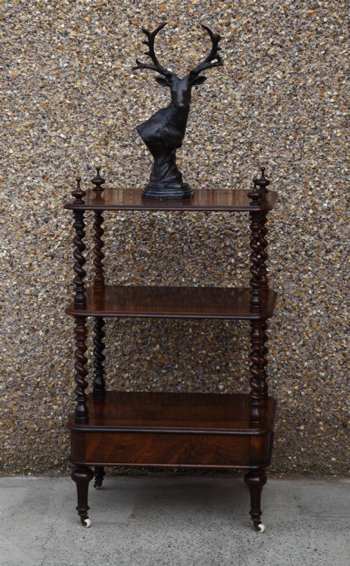Stunning Rosewood 3 Tier Whatnot