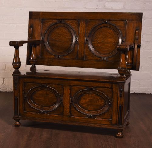 Outstanding Oak Monks Bench