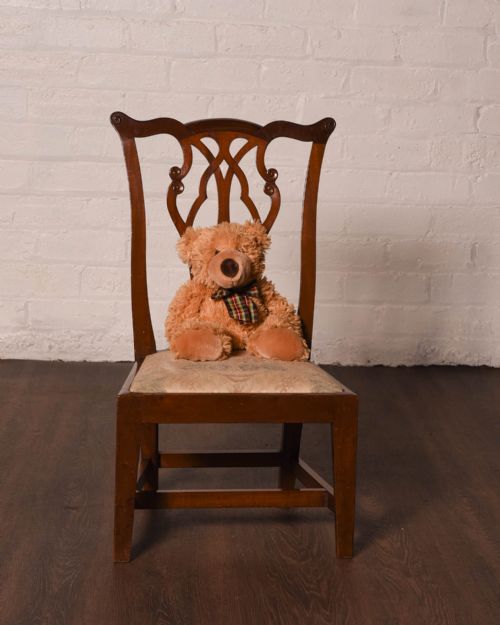 fig 1. Wheeler of Arncroach mahogany gossip chair