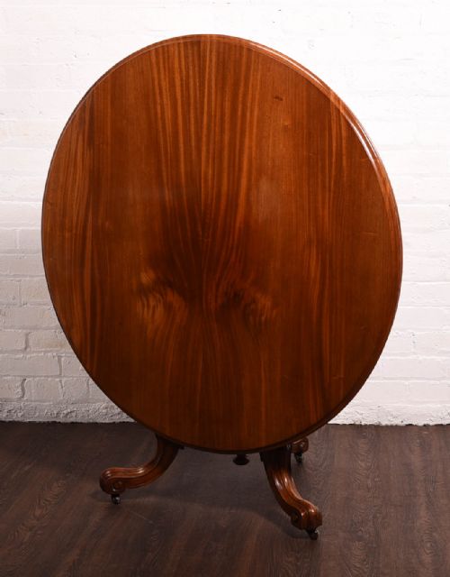 Victorian Mahogany Circular Snap Top Table