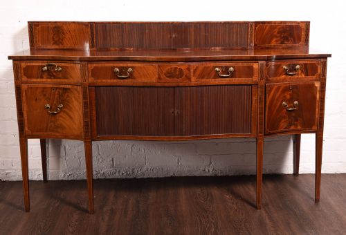 Outstanding Quality Regency Inlaid Mahogany Sideboard