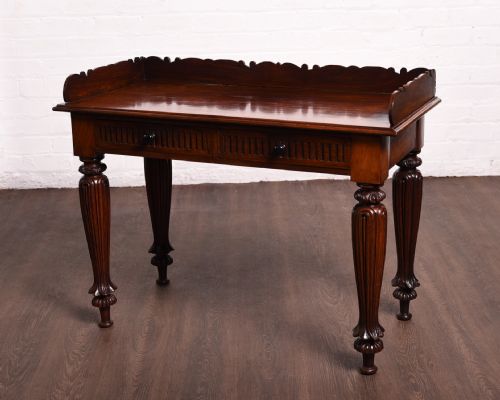 Stunning Victorian Padauk Wood Side Table