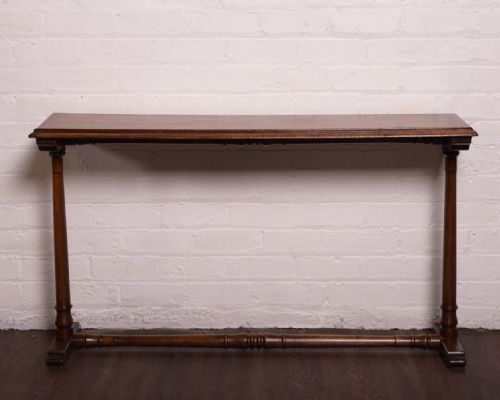 Victorian Oak Metamorphic Hall Table / Reading Table