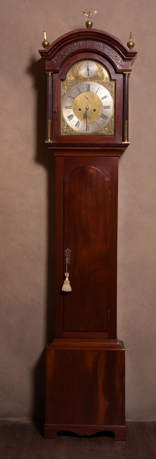 Handsome Georgian Mahogany London Longcase Clock