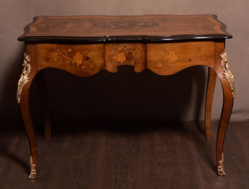 Fabulous French Walnut and Marquetry Centre Table