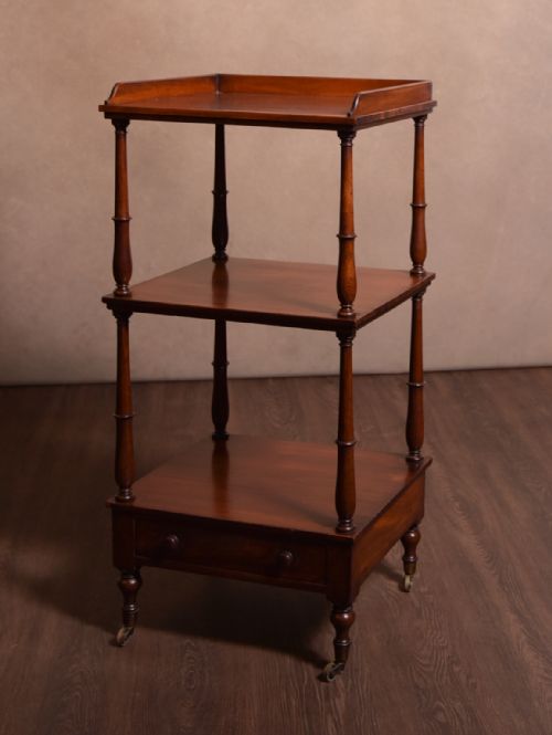 Victorian Mahogany 3 Tier Whatnot