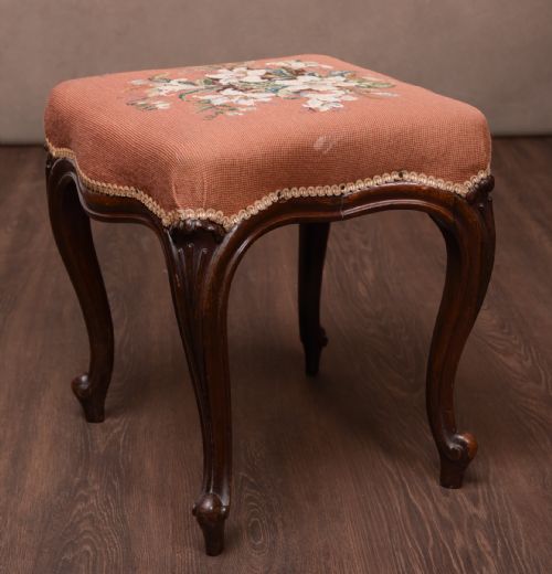 Victorian Rosewood Footstool