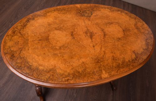 Victorian Burr Walnut Side Table