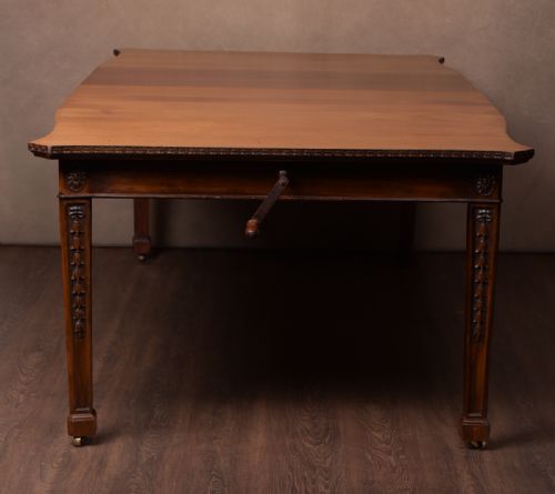 An Quality Edwardian Mahogany Extending Dining by Maple and Company London
