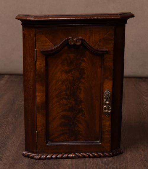 Edwardian Miniature Mahogany Corner Cabinet