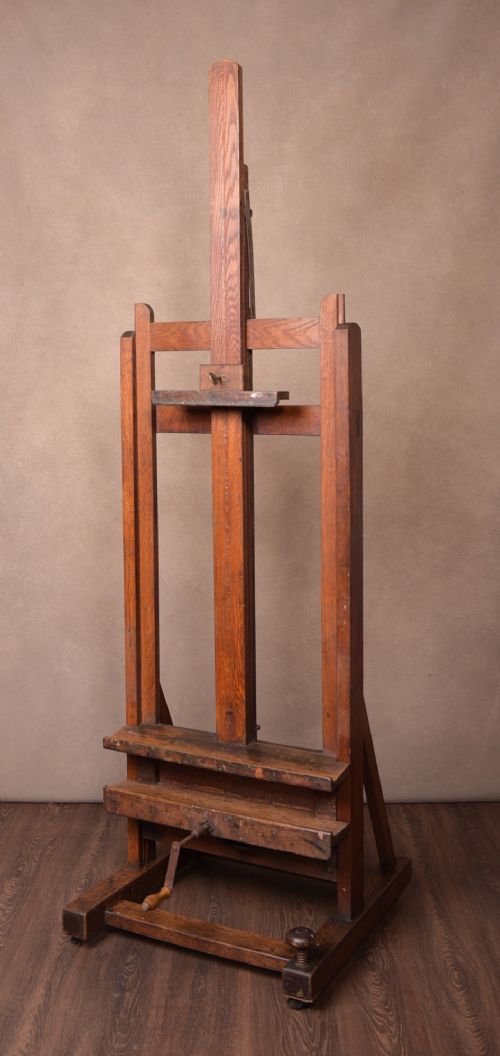Fantastic Adjustable Oak Artist Easel by Reeves and Sons Ltd of London