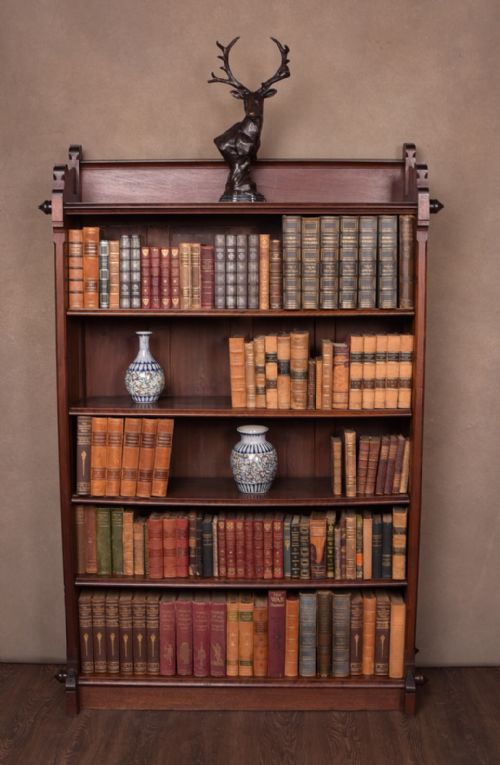 Art and Crafts Walnut Bookcase