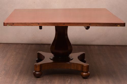 Quality Victorian Mahogany Snap Top Dining Table