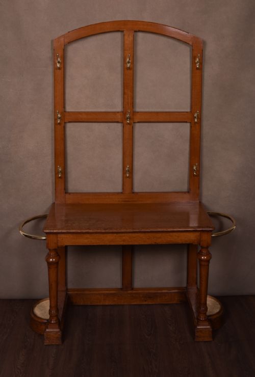 Superb Victorian Oak Hall Stand