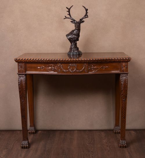 Stunning Scottish Quality Mahogany Console Table by Justice of Dundee