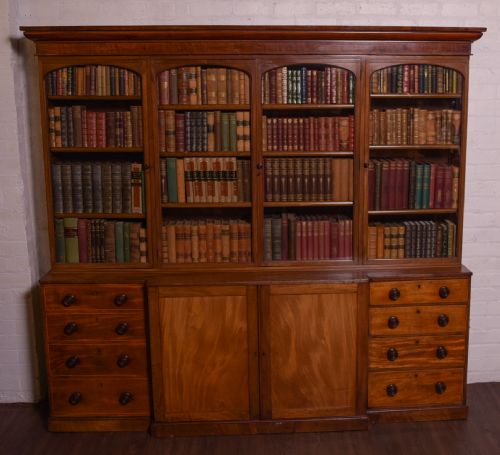 Fabulous Early 19th Century Four Door Bookcase