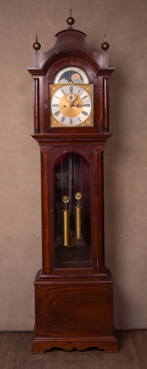 Impressive Edwardian Mahogany Long Case Clock