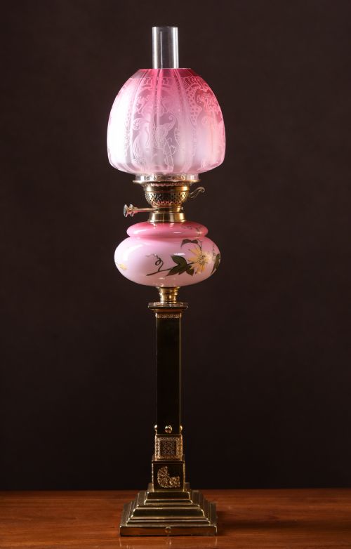 Stunning Victorian Paraffin Oil Lamp