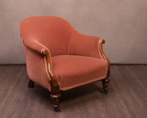 Victorian Rosewood Tub Chair