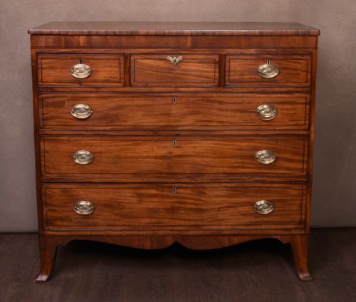 Georgian Inlaid Mahogany Chest of Drawers