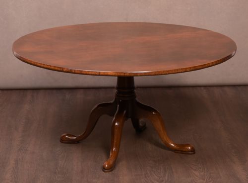 Superb Mahogany Pad Foot Coffee Table