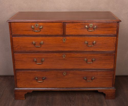 Neat Georgian Mahogany Chest of Drawers