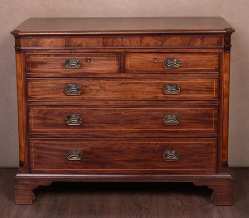 Georgian Mahogany  2 Over 3 Chest of Drawers