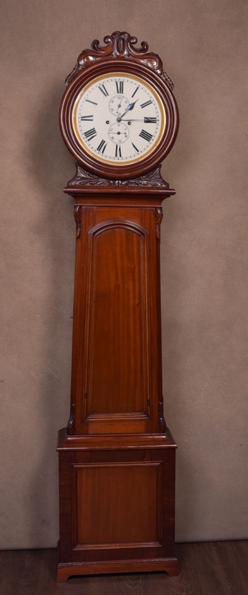 Superb Victorian Mahogany Scottish 8 Day Drum Head Longcase Clock