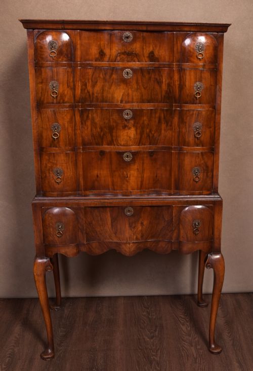 Stunning Walnut Chest on Stand