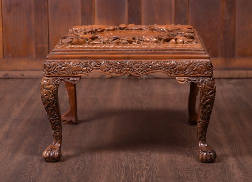 Fantastic 19th Century Carved Fish Bowl Planter Stand