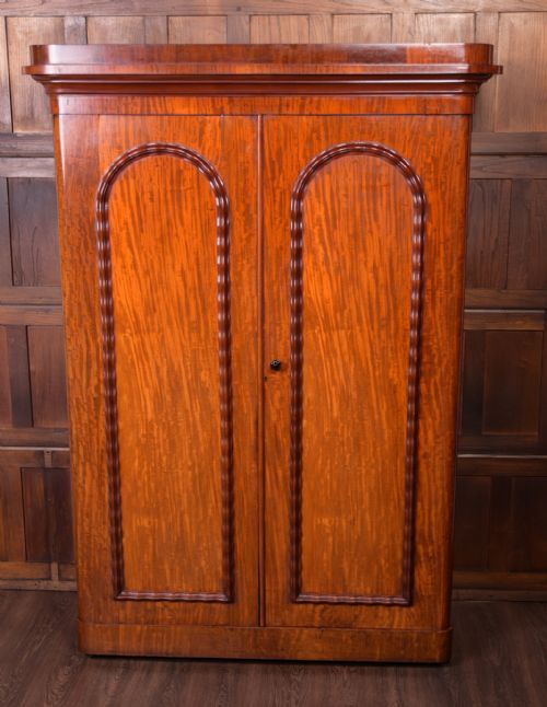 Stunning 2 Door Victorian Mahogany Wardrobe