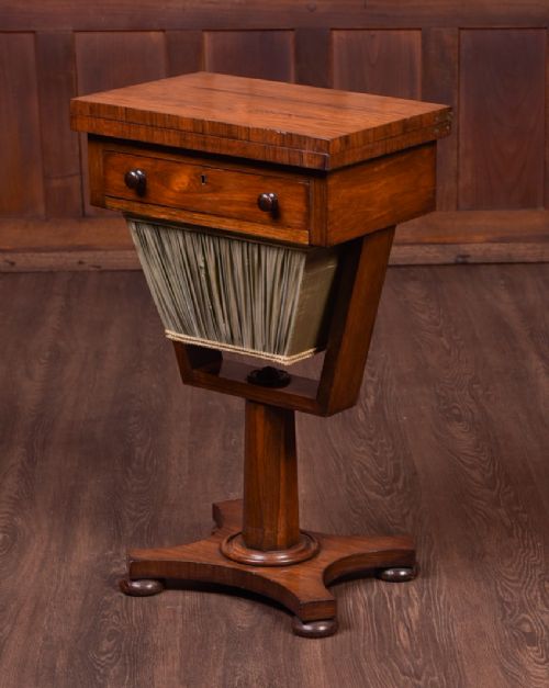 Stunning Rosewood Fold Over Work / Games Table