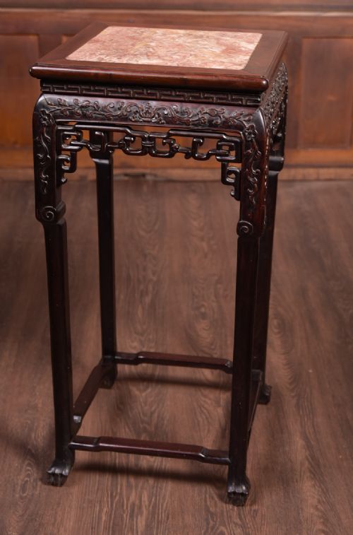 19th Century Chinese Rosewood Vase Stand