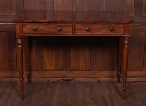 Victorian Mahogany  2 Drawer Side Table